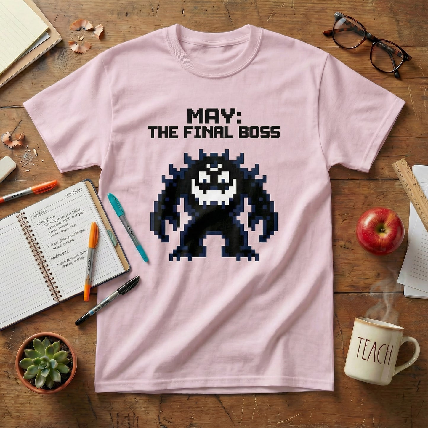 Final Boss Teacher Tee