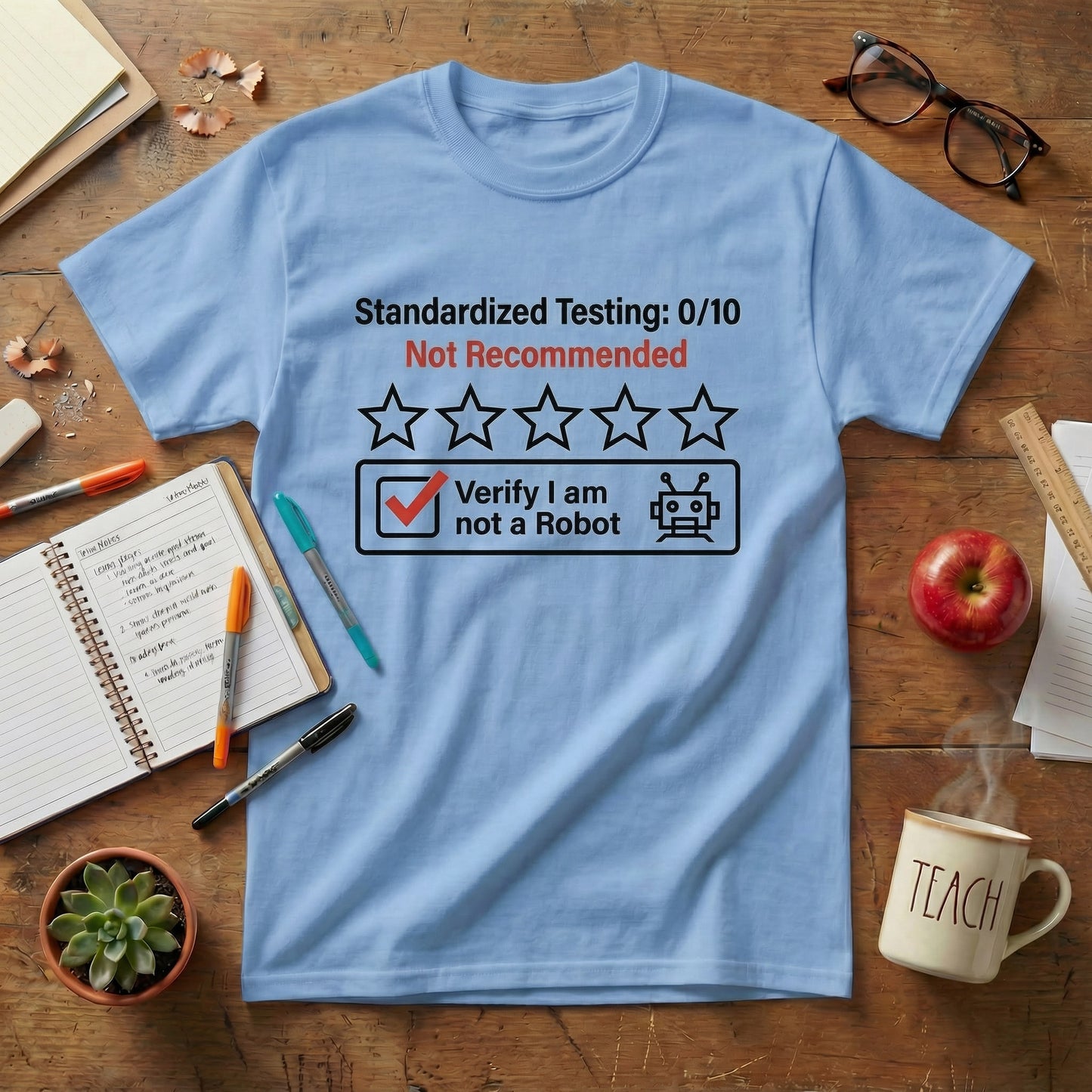 Standardized Testing 0/10 Teacher Tee