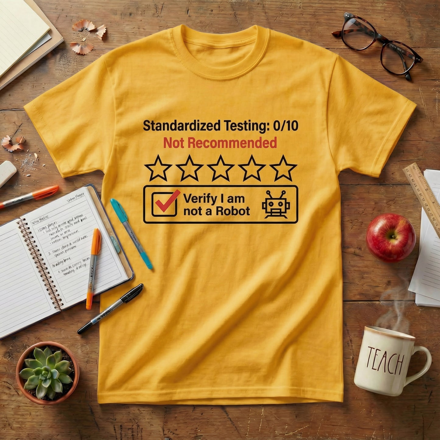 Standardized Testing 0/10 Teacher Tee