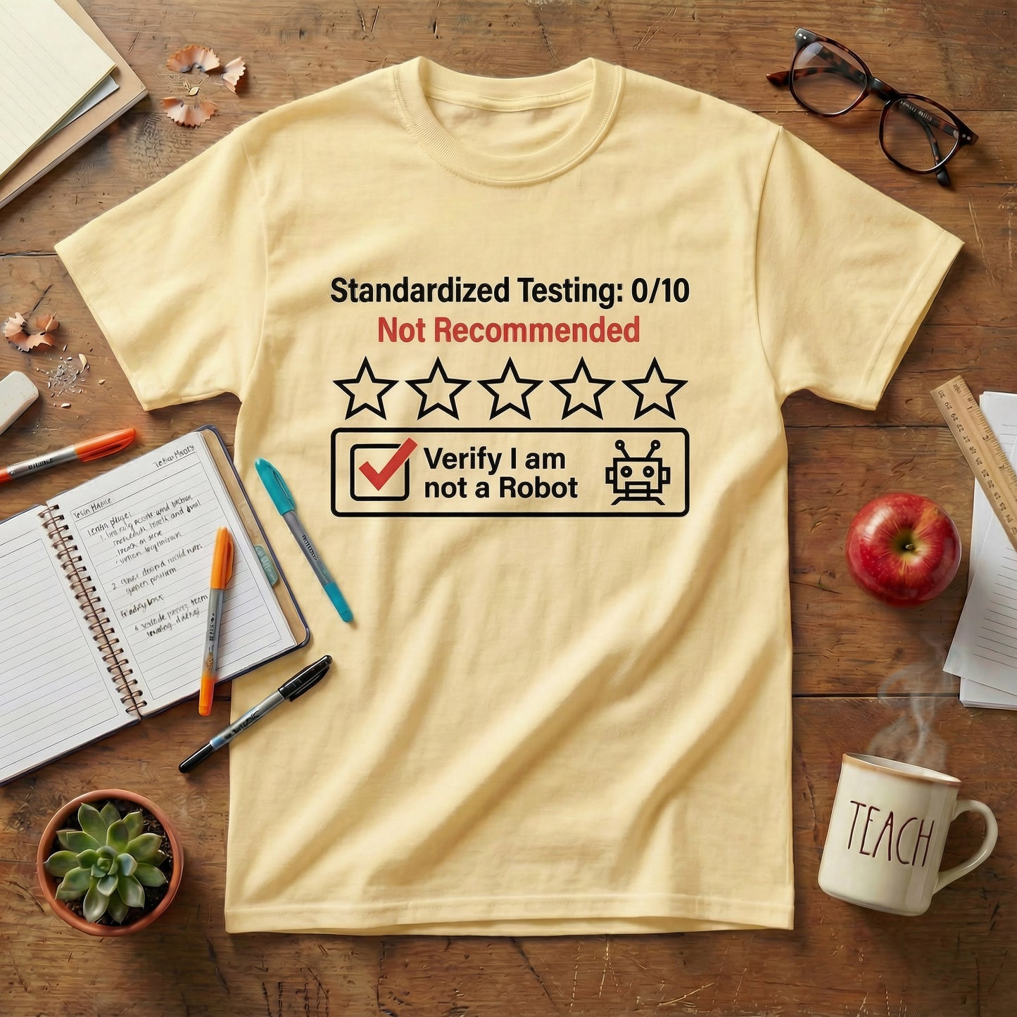 Standardized Testing 0/10 Teacher Tee