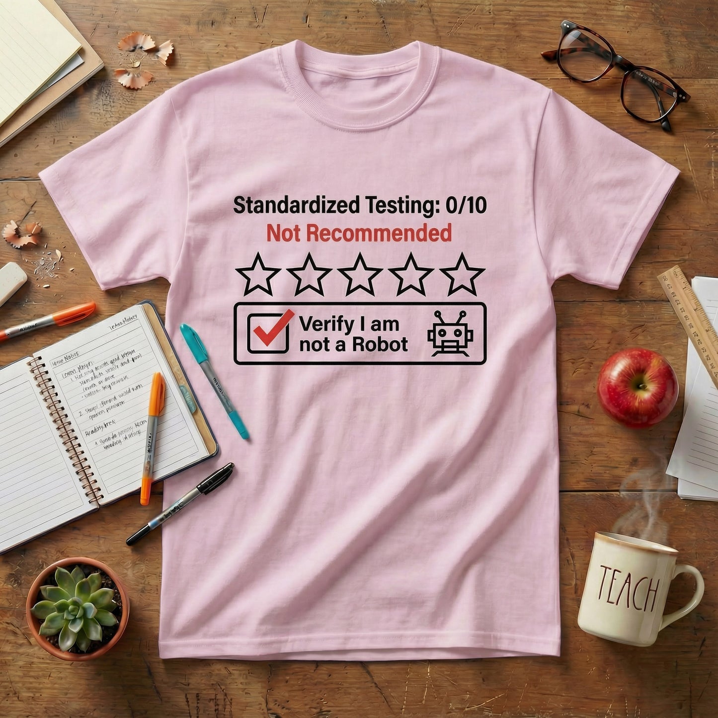 Standardized Testing 0/10 Teacher Tee