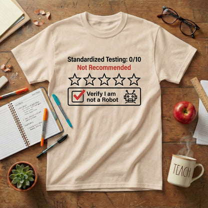 Standardized Testing 0/10 Teacher Tee