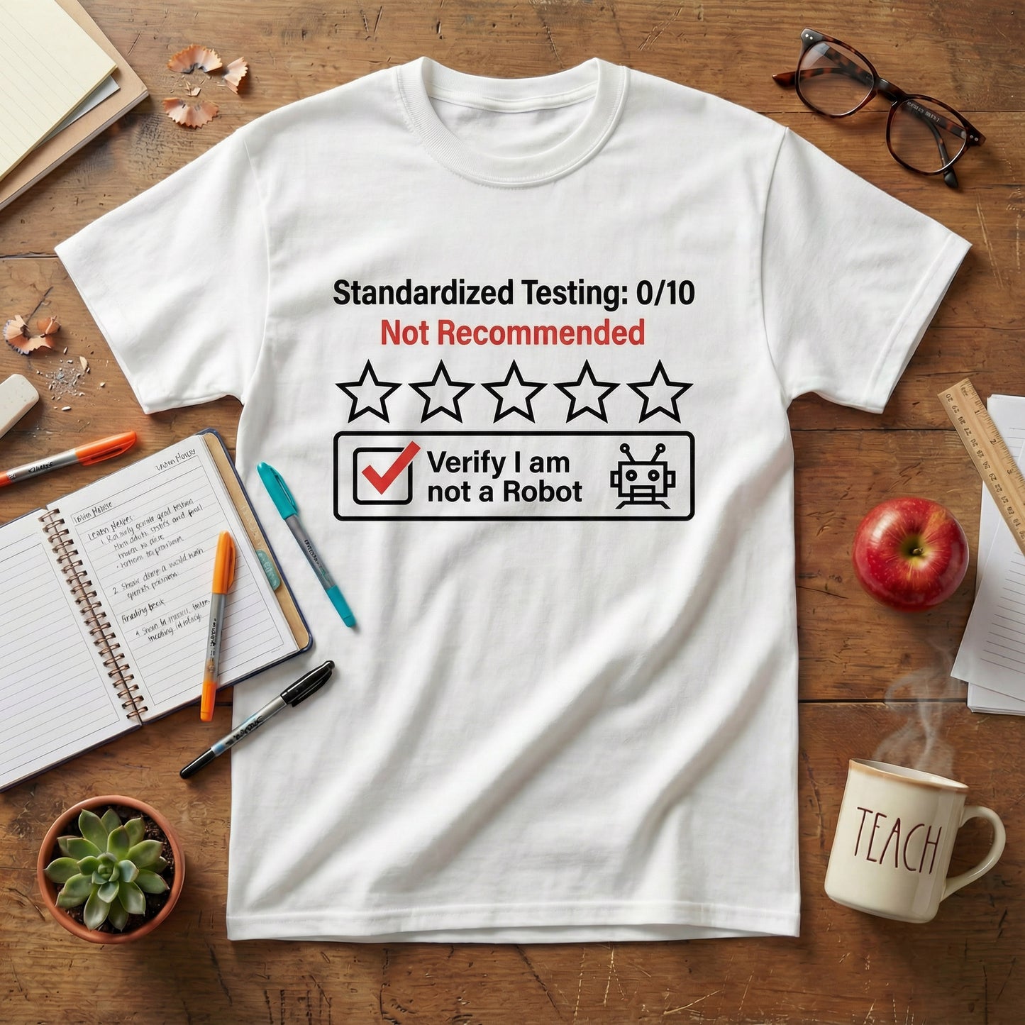 Standardized Testing 0/10 Teacher Tee
