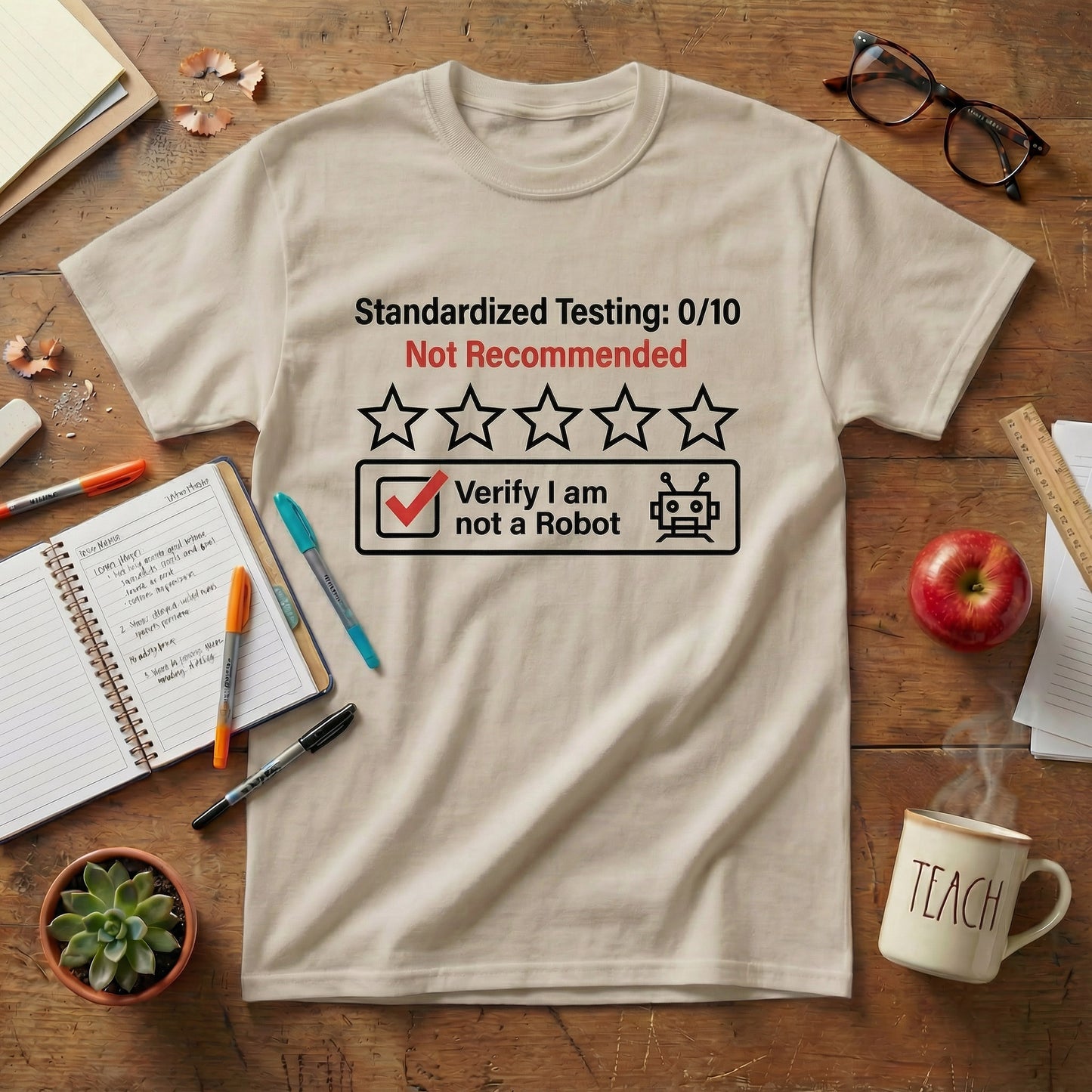 Standardized Testing 0/10 Teacher Tee