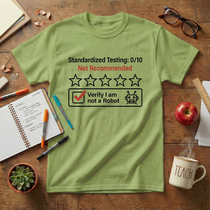Standardized Testing 0/10 Teacher Tee