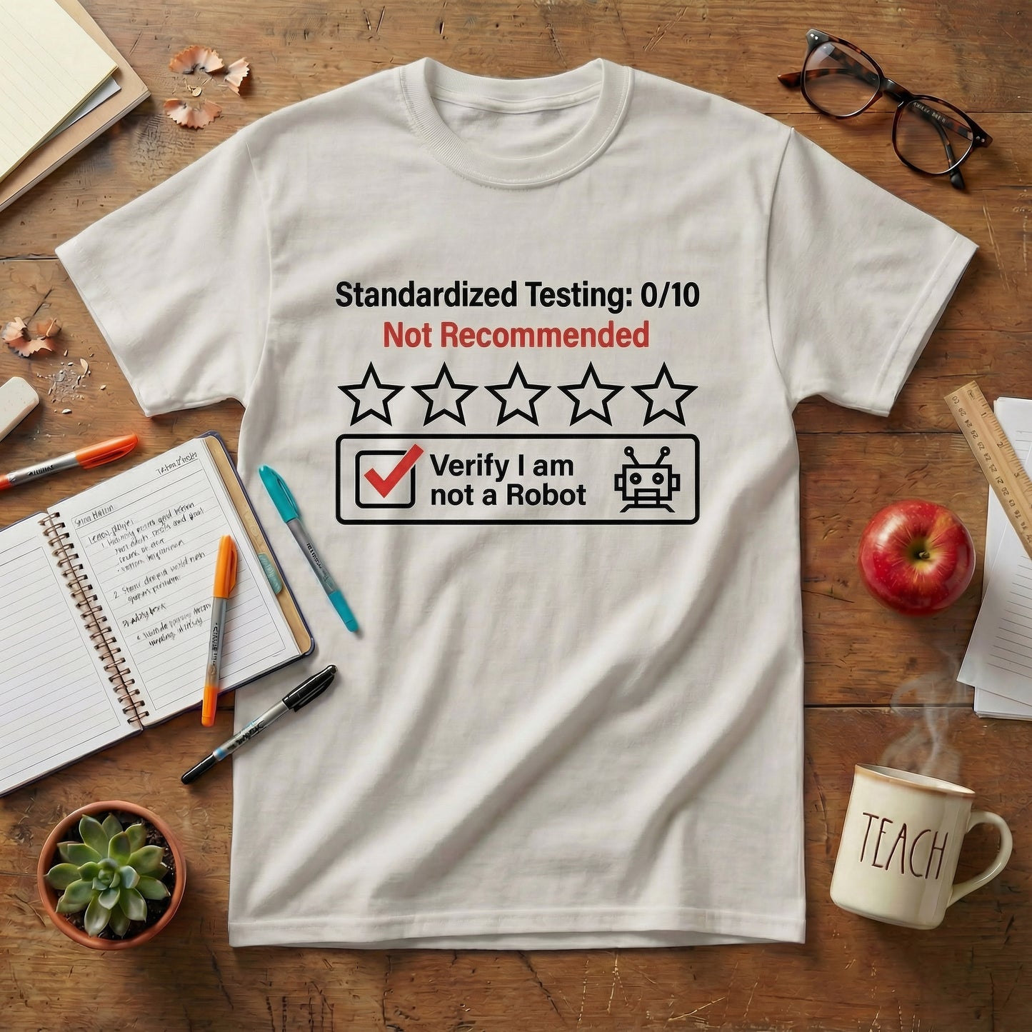 Standardized Testing 0/10 Teacher Tee