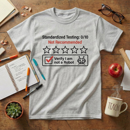 Standardized Testing 0/10 Teacher Tee