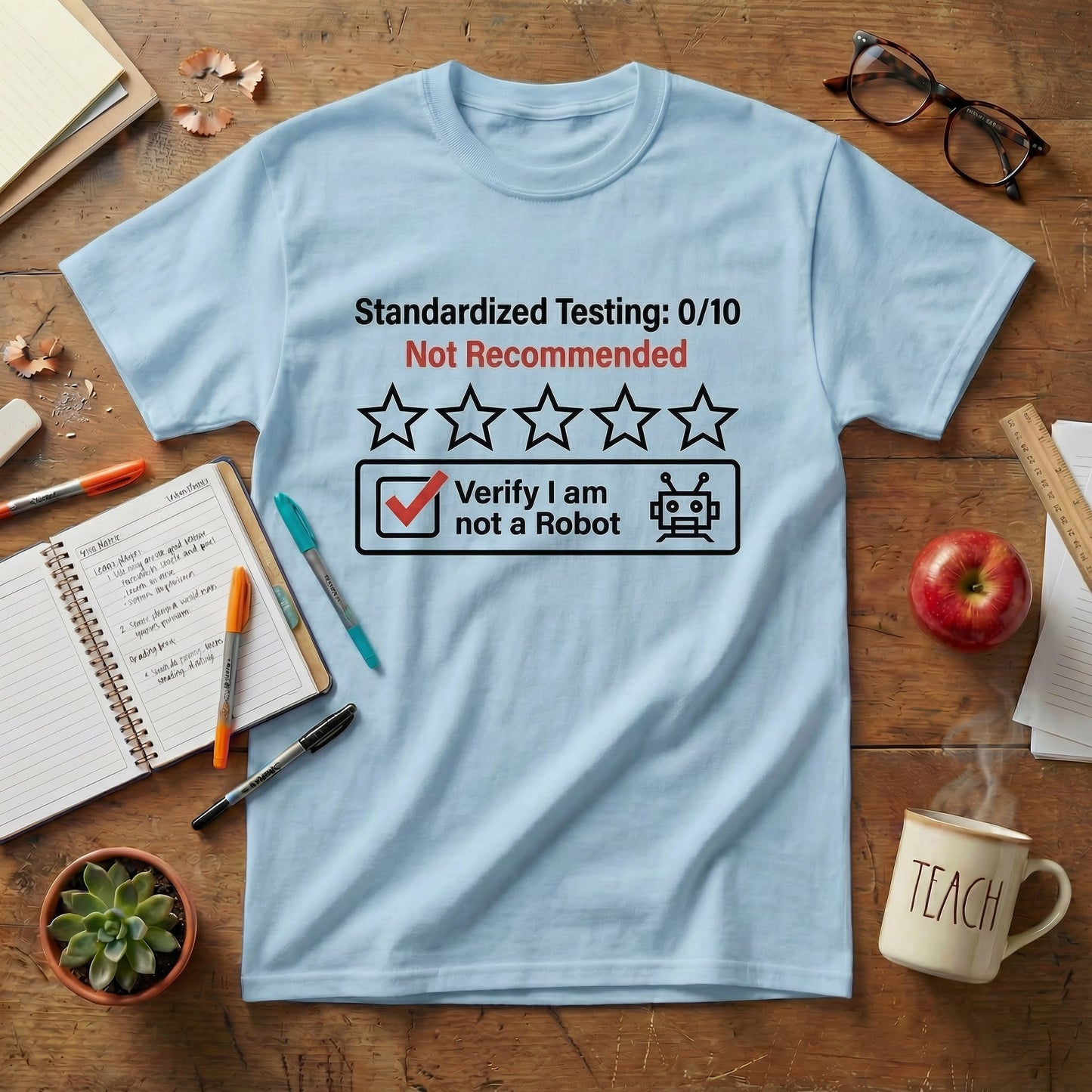 Standardized Testing 0/10 Teacher Tee