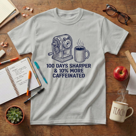 100 Days Sharper Coffee Lover Unisex T-shirt