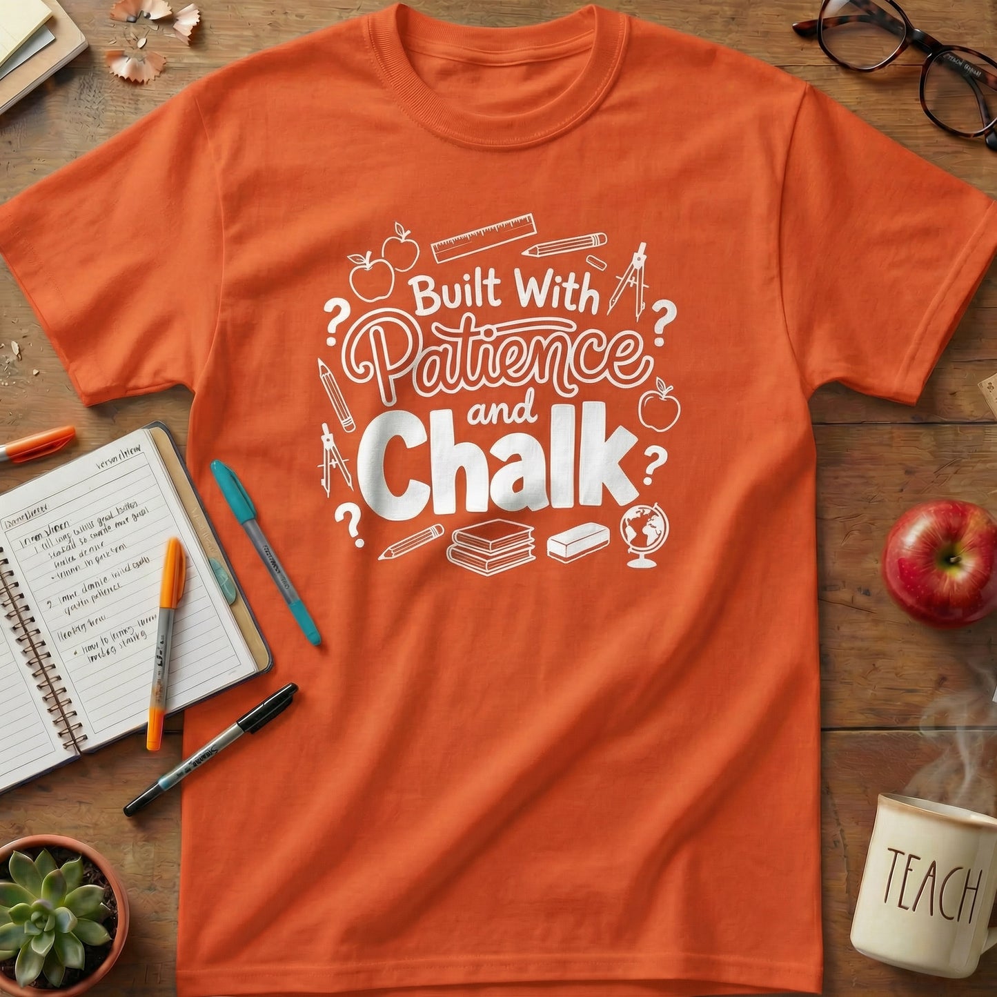 Built With Patience & Chalk Tee Ver II