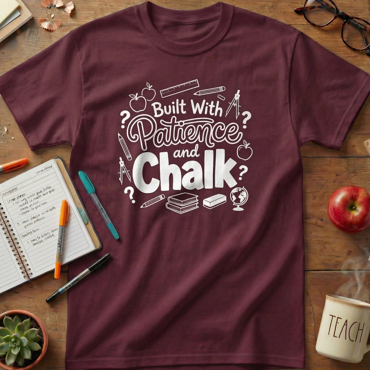 Built With Patience & Chalk Tee Ver II