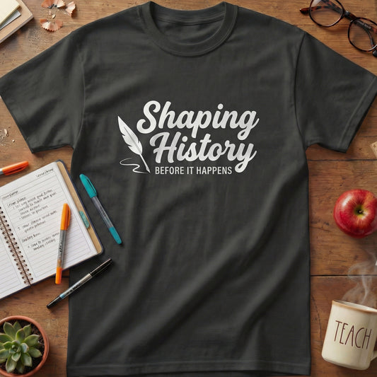 Shaping History Teacher Gift Tee