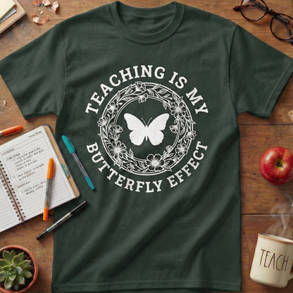 Butterfly Effect Teacher Tee