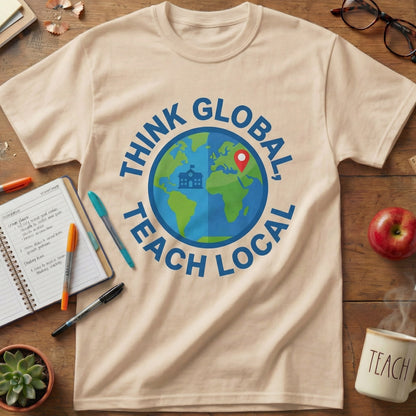Think Global Teach Local Tee