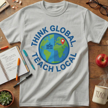 Think Global Teach Local Tee