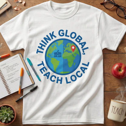 Think Global Teach Local Tee