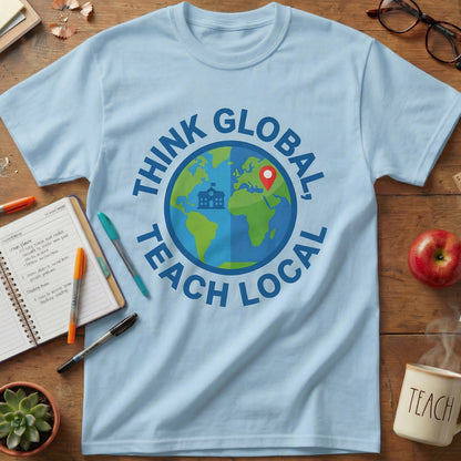 Think Global Teach Local Tee