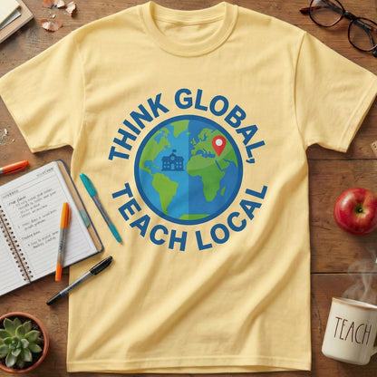 Think Global Teach Local Tee