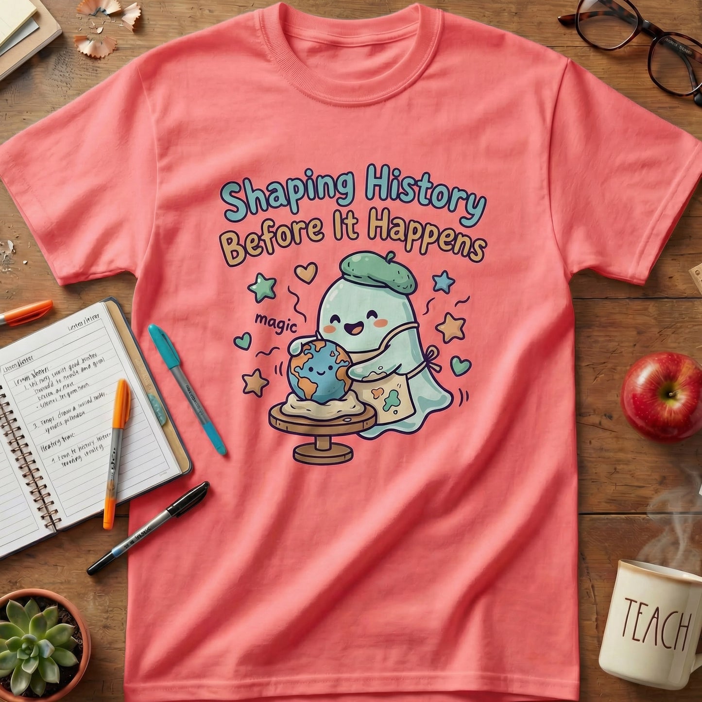 Shaping History Teacher Tee