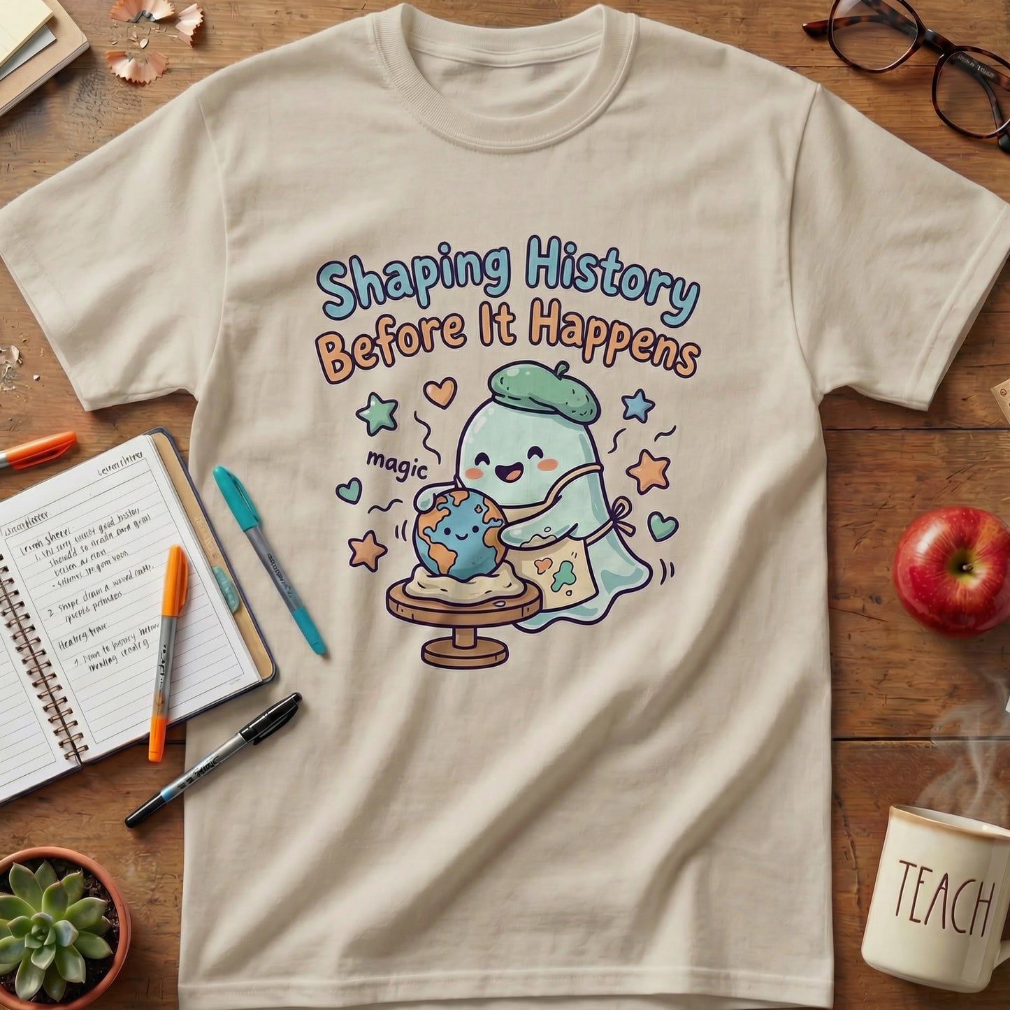 Shaping History Teacher Tee