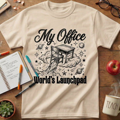 Worlds Launchpad Teacher Tee