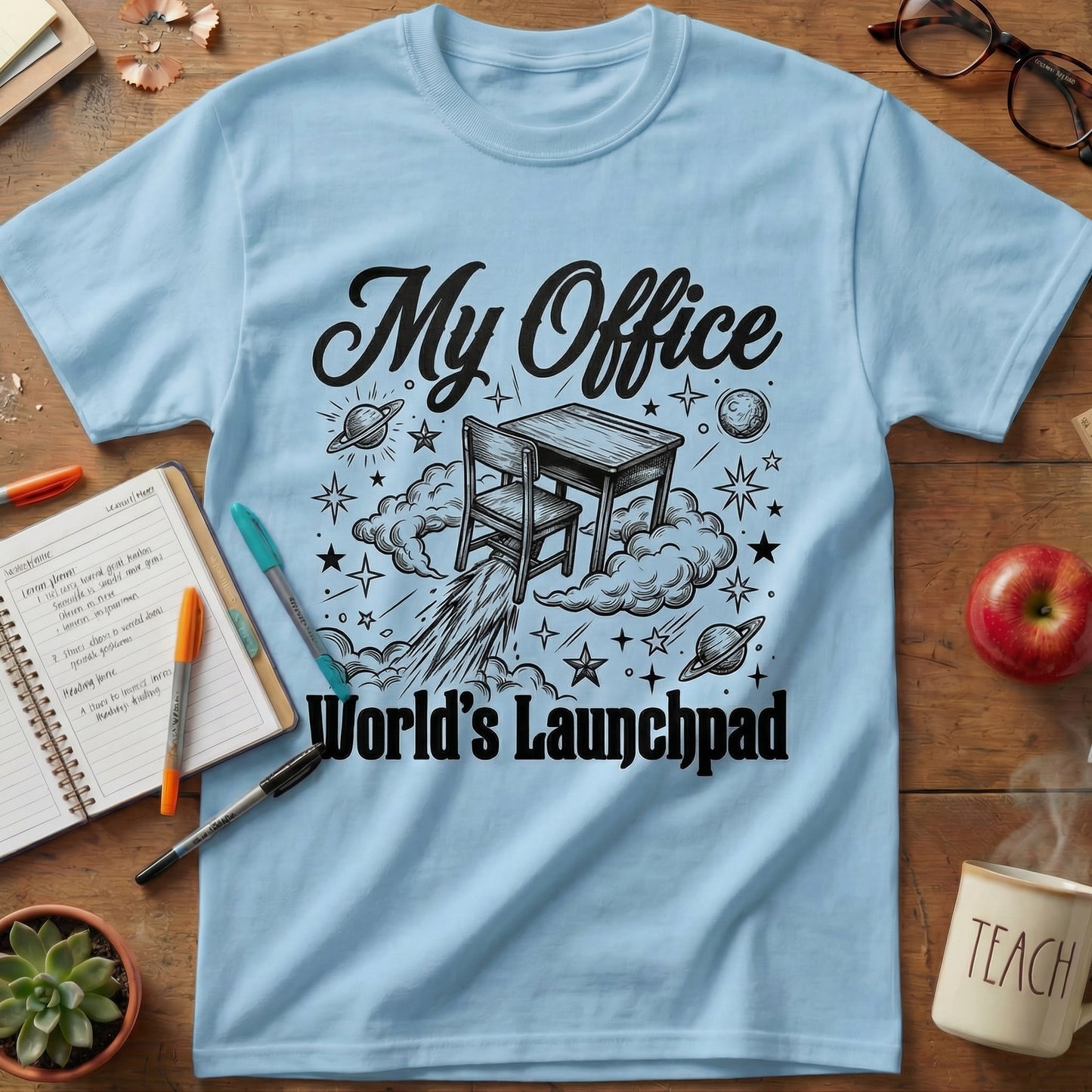 Worlds Launchpad Teacher Tee