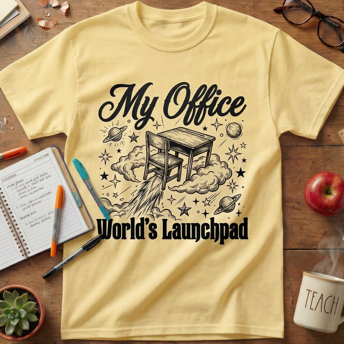 Worlds Launchpad Teacher Tee