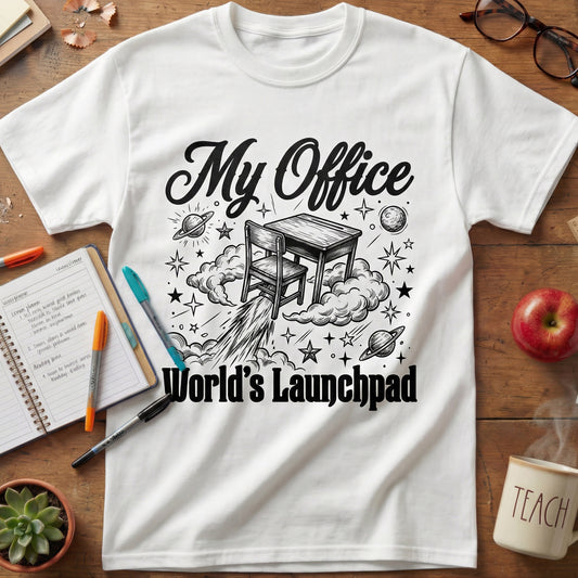 Worlds Launchpad Teacher Tee