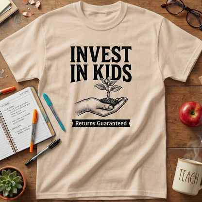 Invest in Kids Teacher Tee