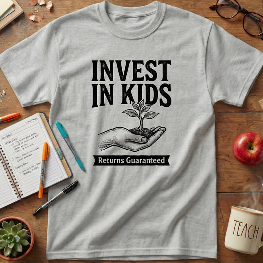 Invest in Kids Teacher Tee