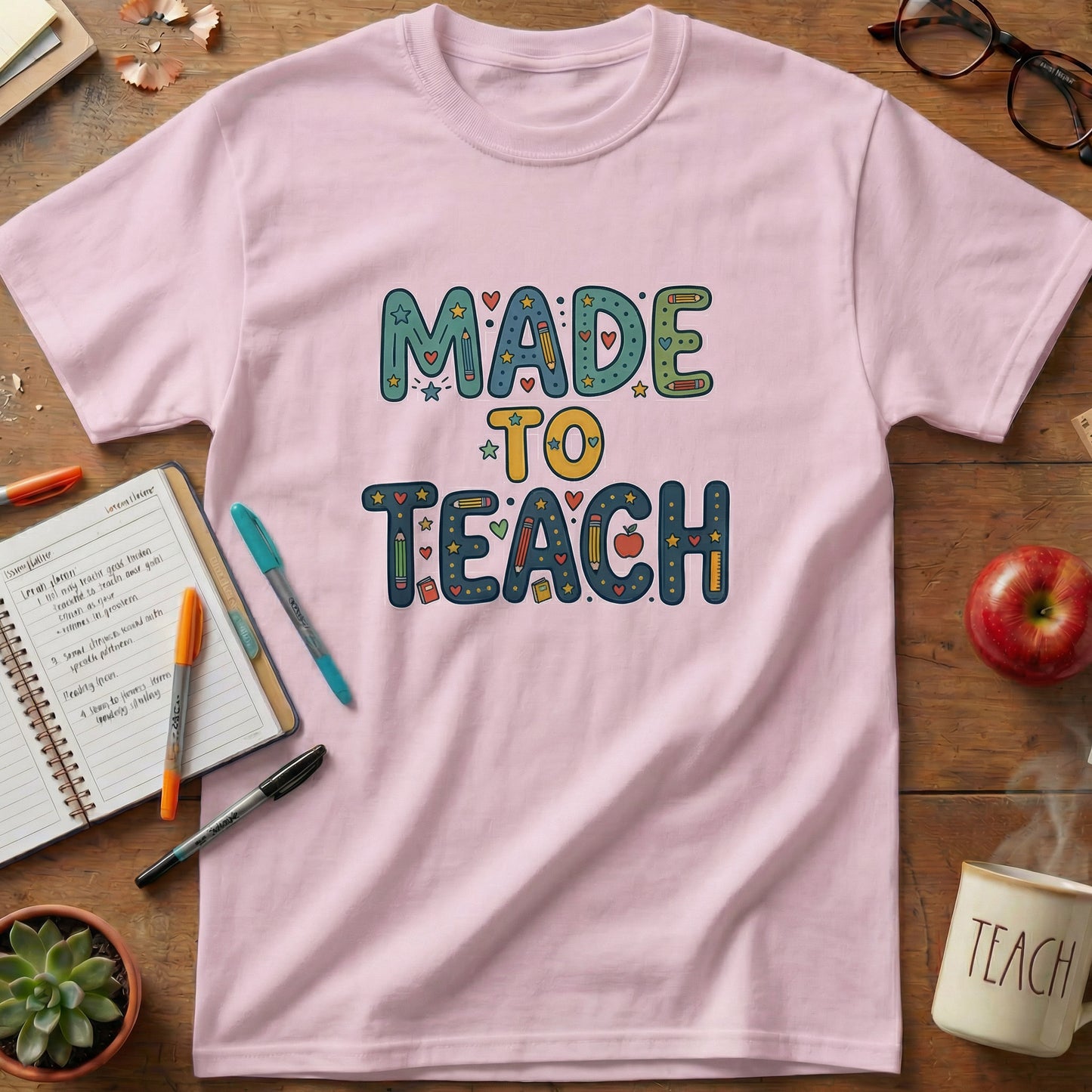 Made to Teach Teacher Tee