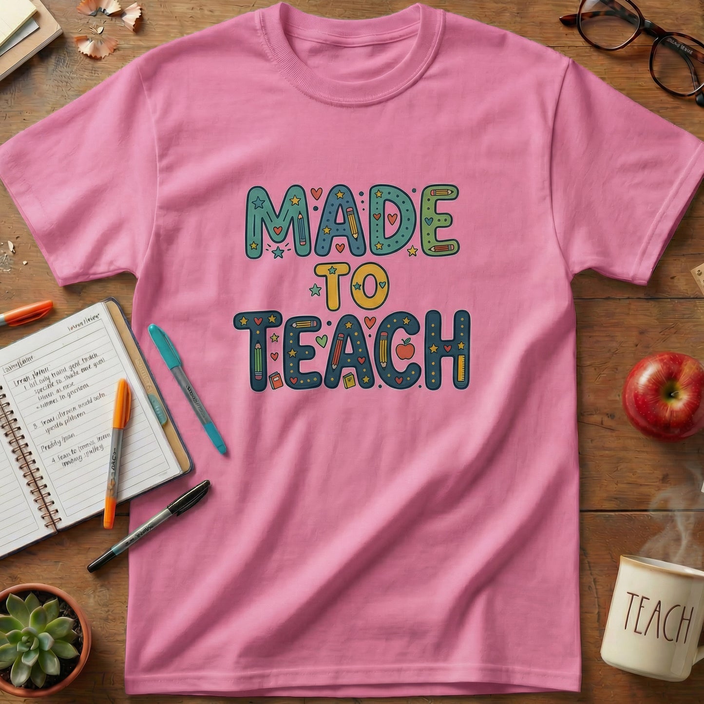 Made to Teach Teacher Tee