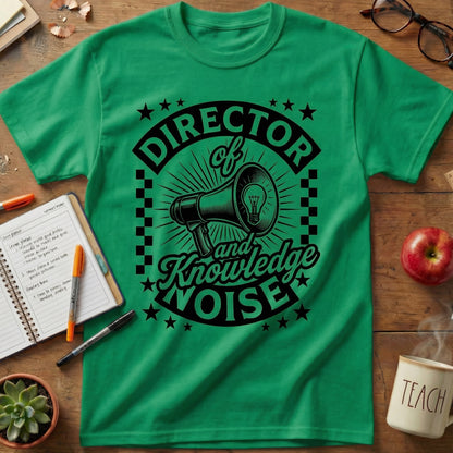 Director of Knowledge and Noise Tee