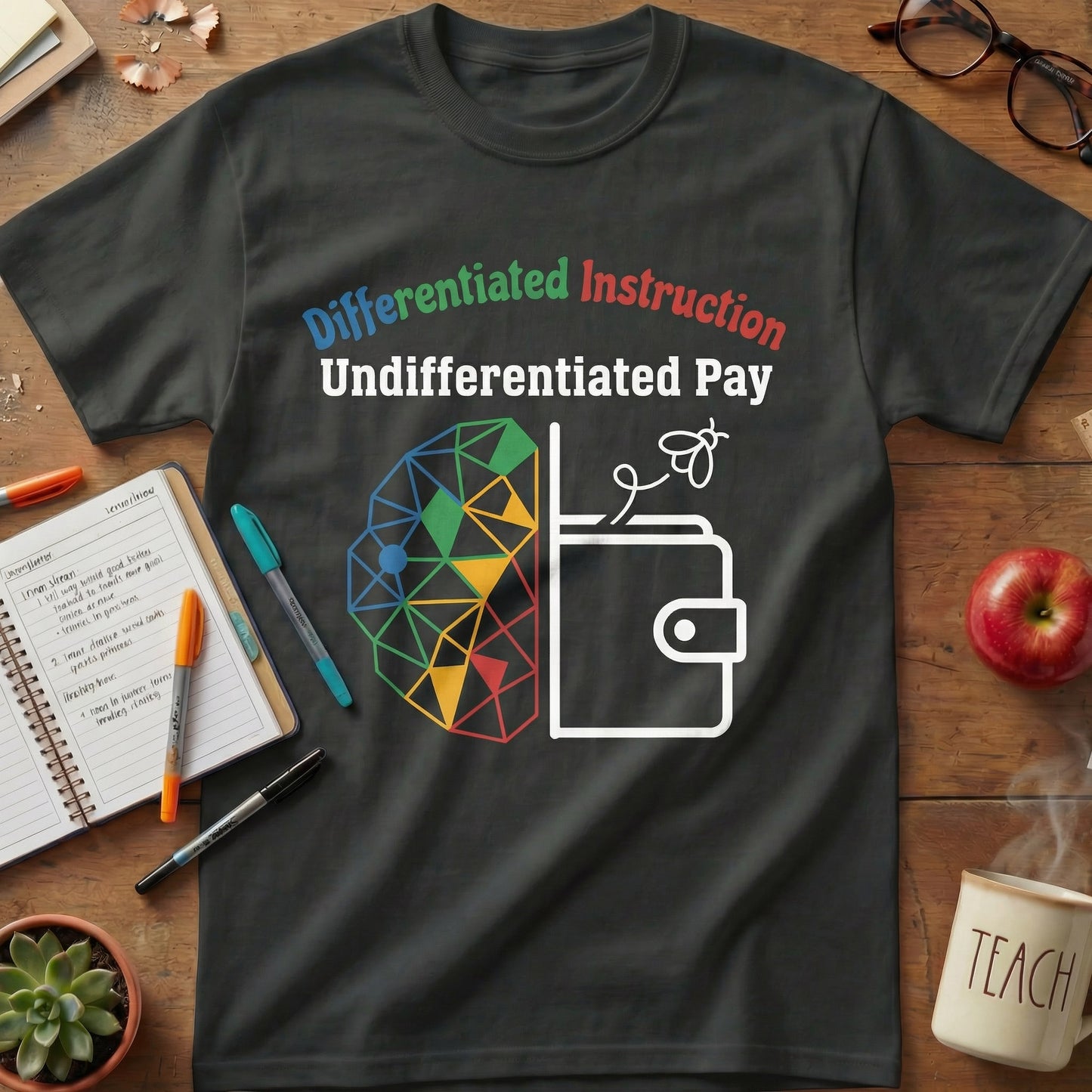 Undifferentiated Pay Teacher Tee