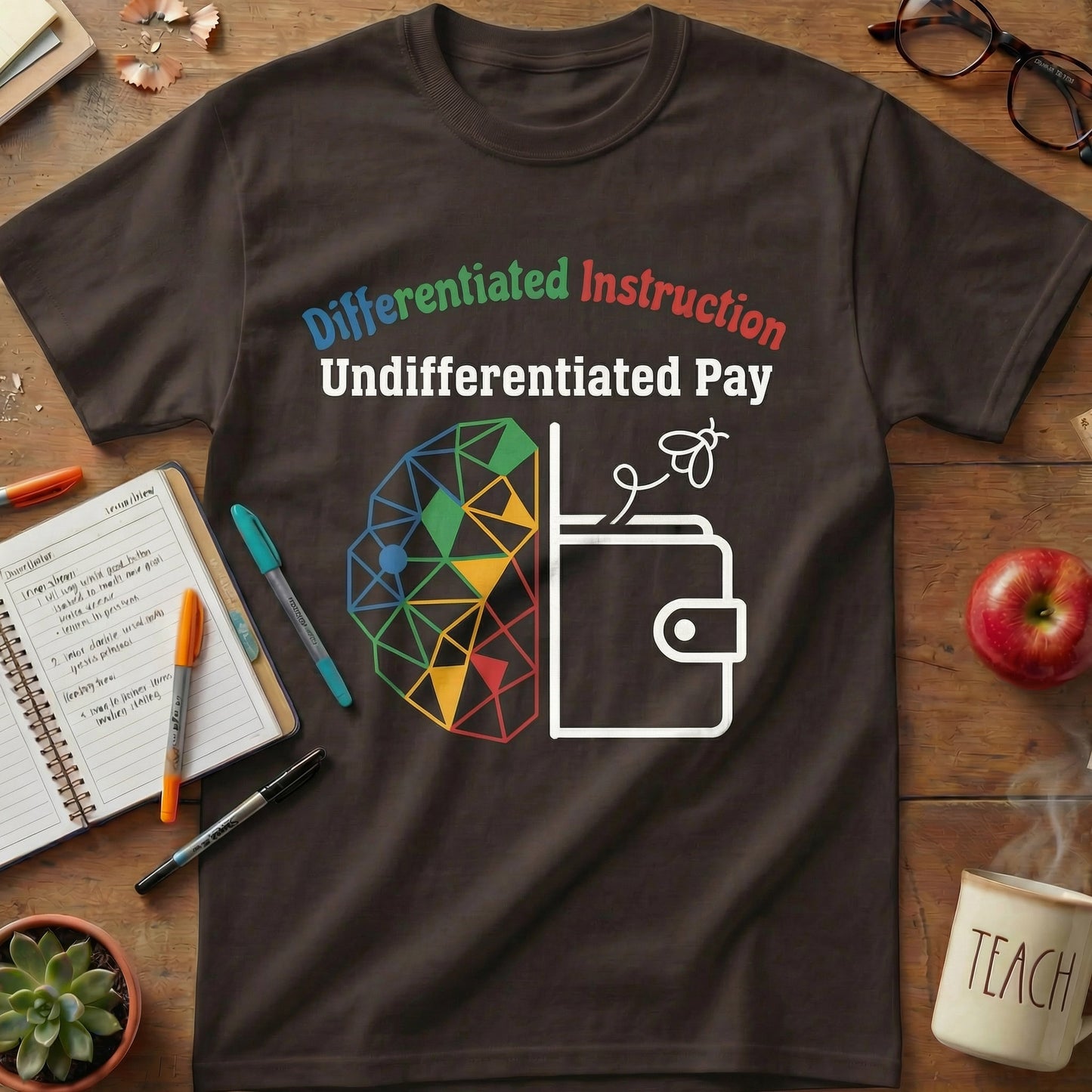 Undifferentiated Pay Teacher Tee