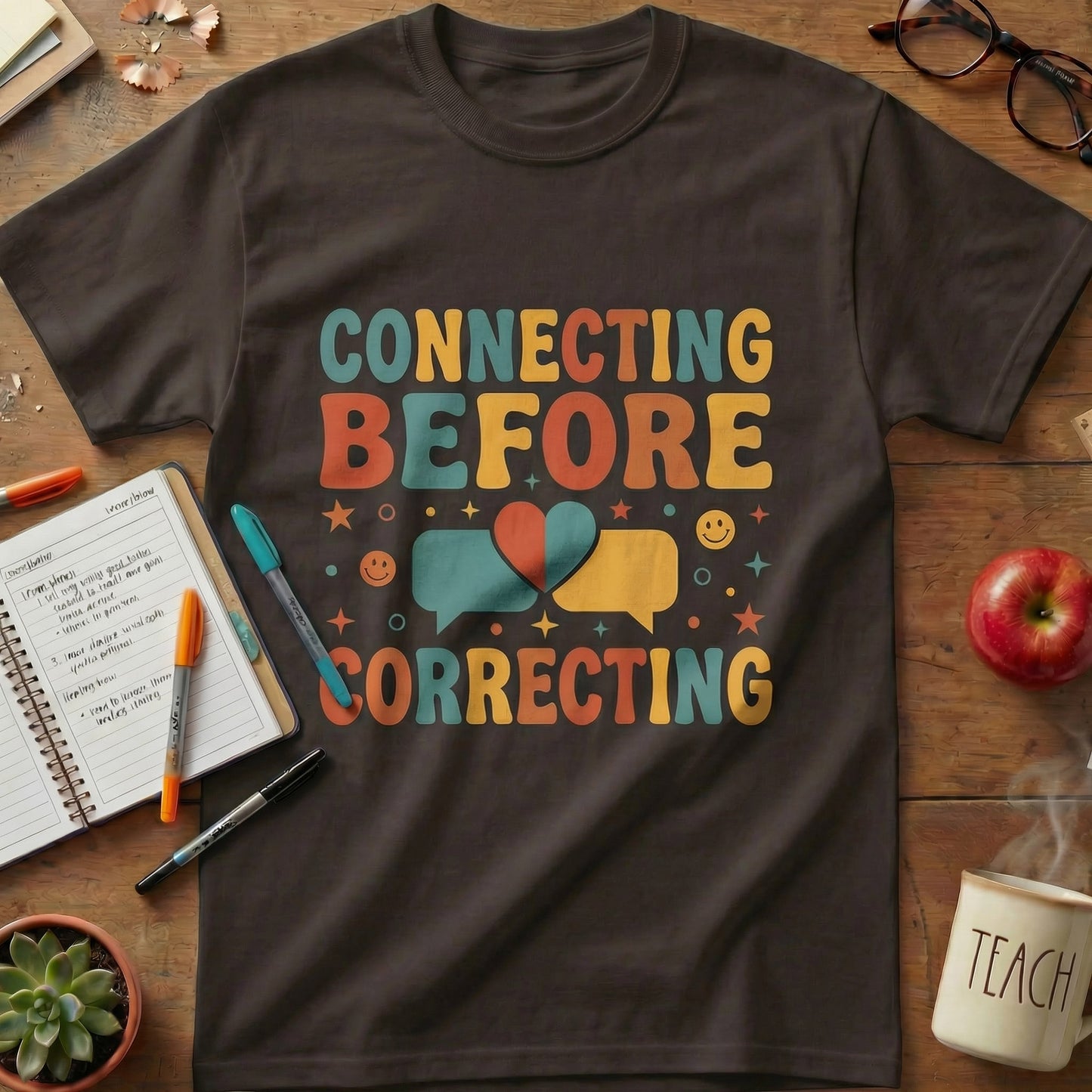 Connecting Before Correcting Tee
