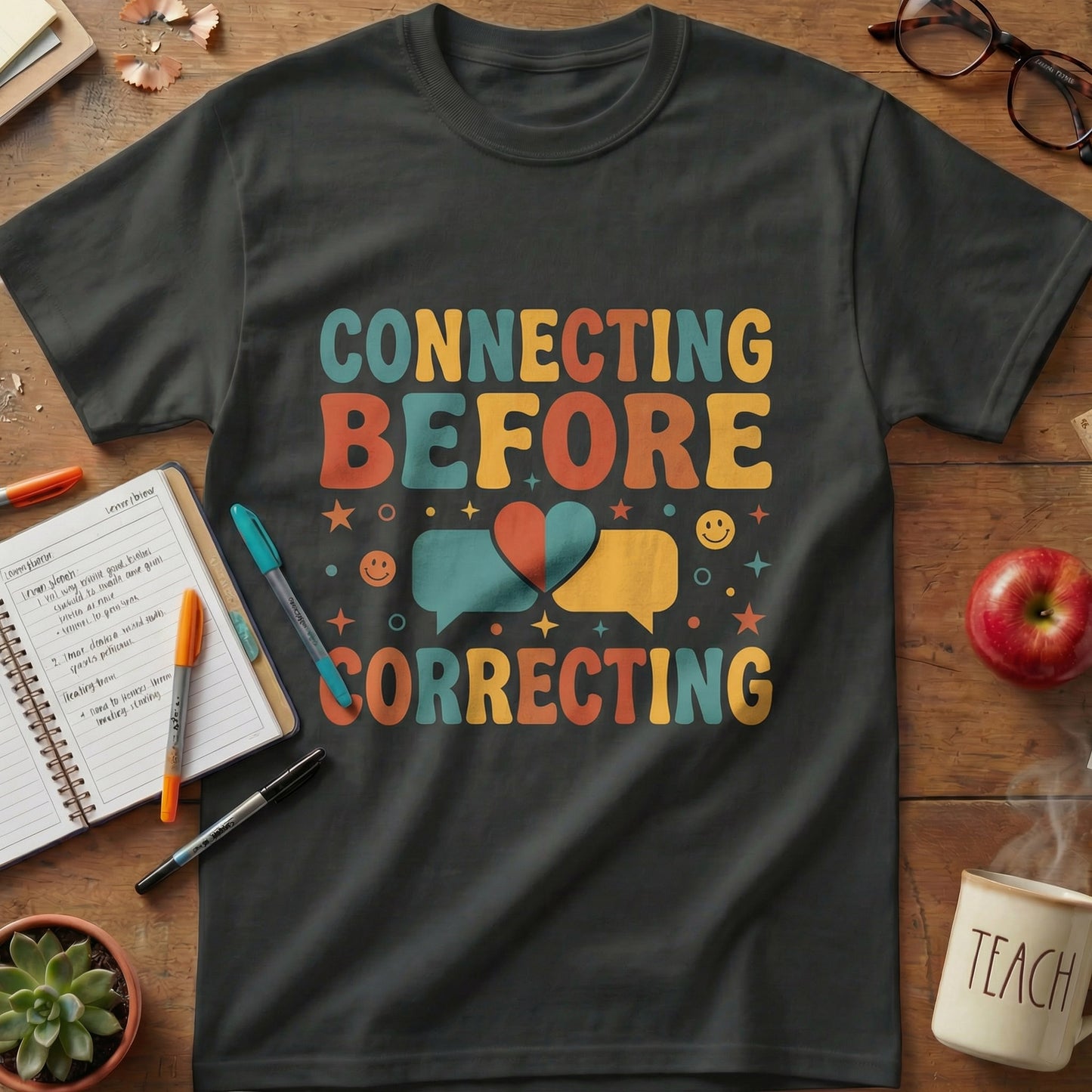 Connecting Before Correcting Tee