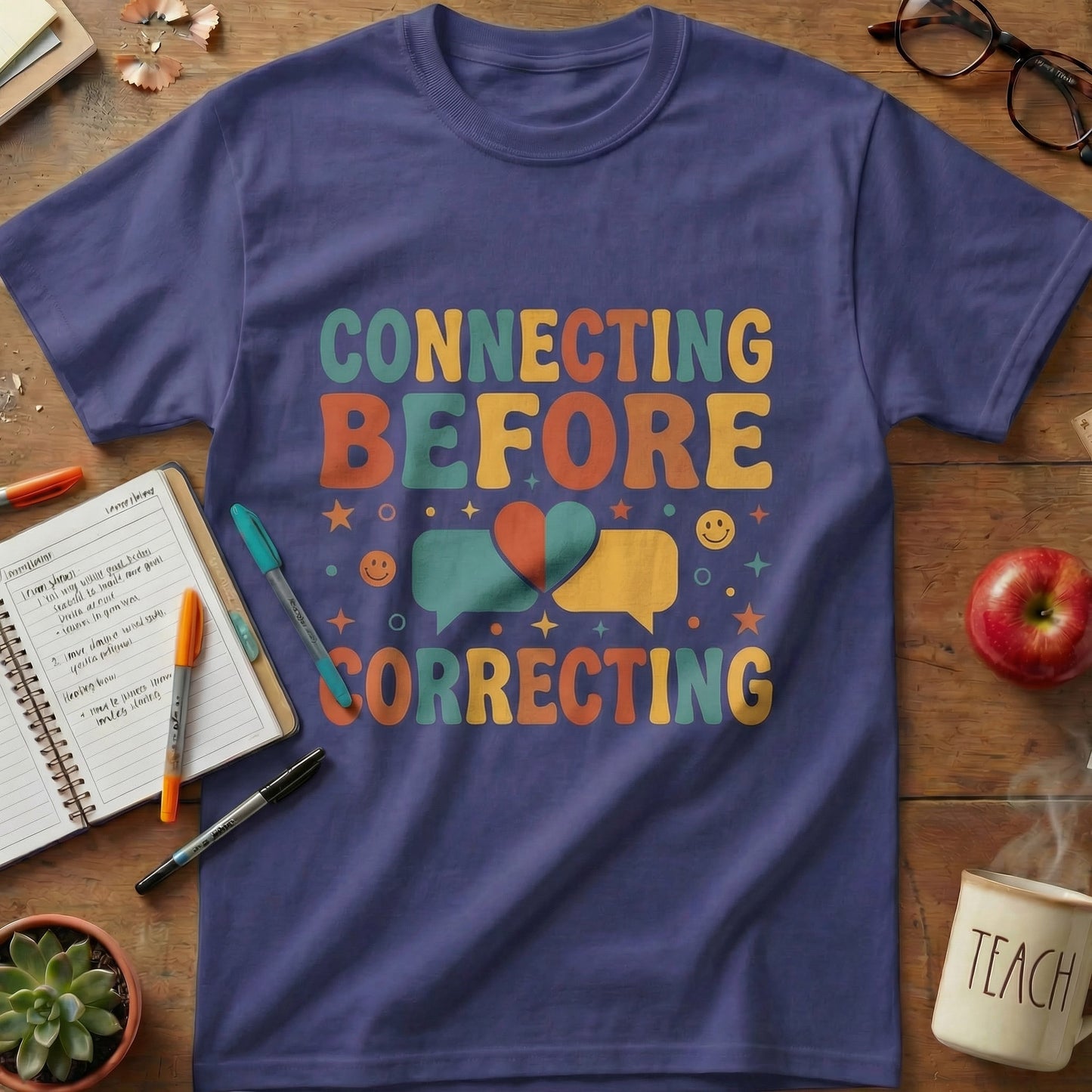 Connecting Before Correcting Tee