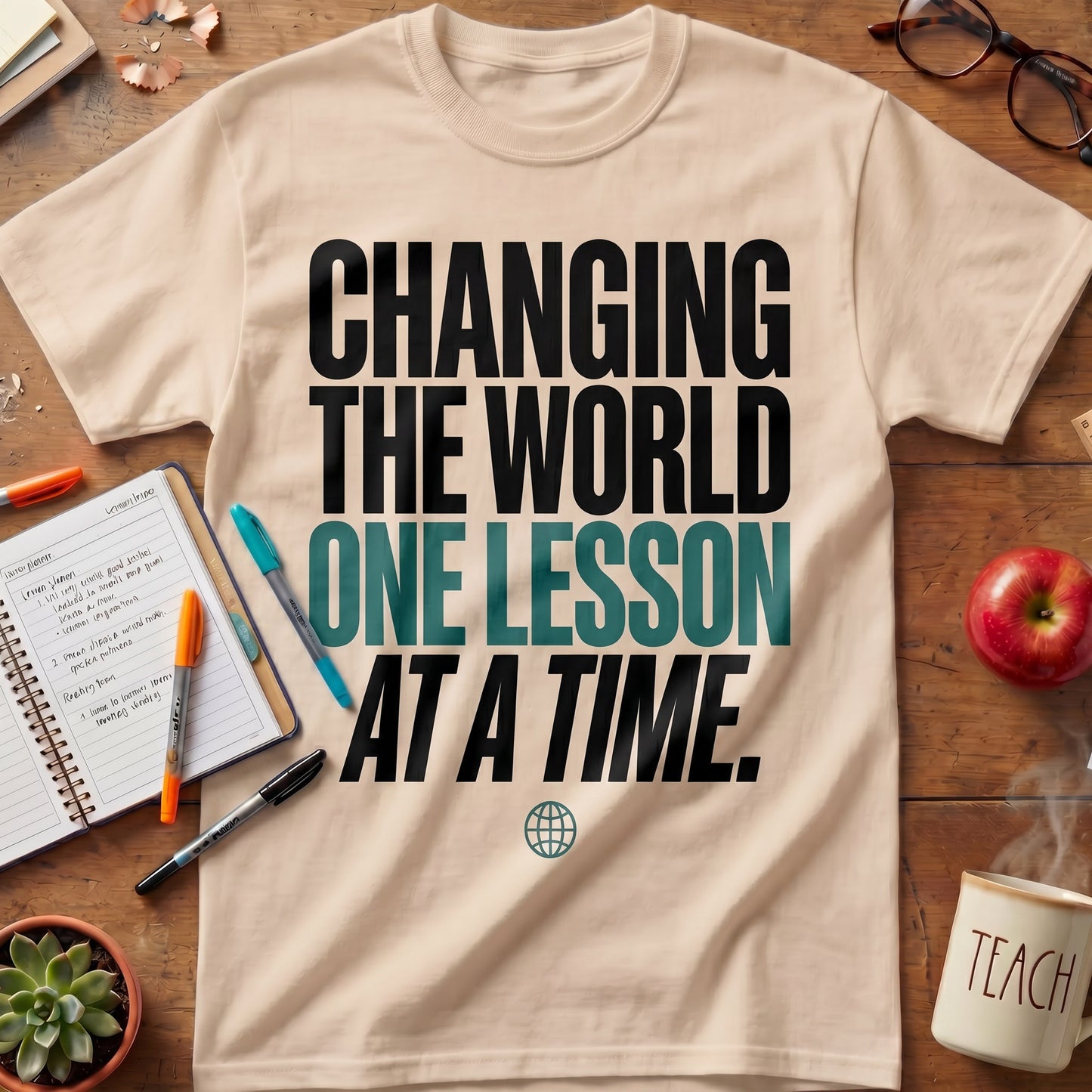 Changing the World One Lesson at a Time Tee (Ver. 2)