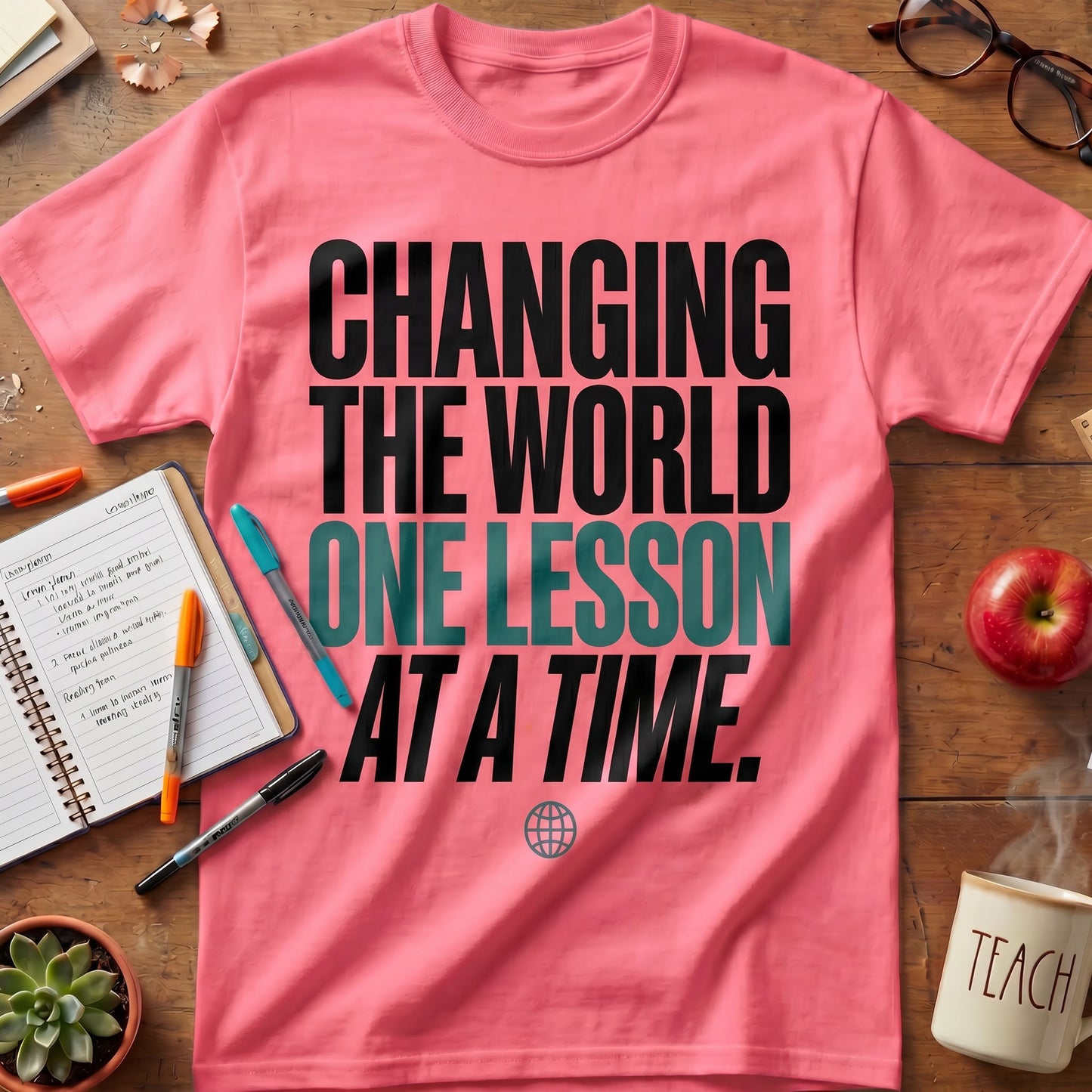 Changing the World One Lesson at a Time Tee (Ver. 2)