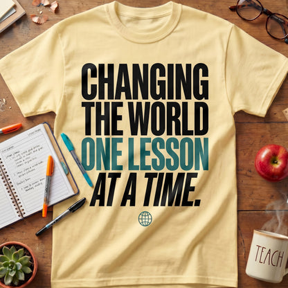 Changing the World One Lesson at a Time Tee (Ver. 2)