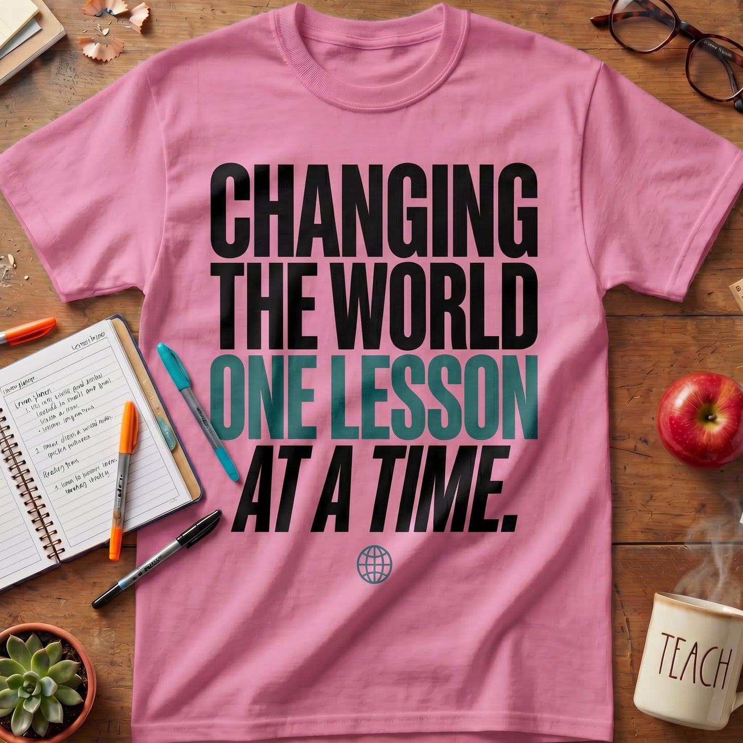 Changing the World One Lesson at a Time Tee (Ver. 2)