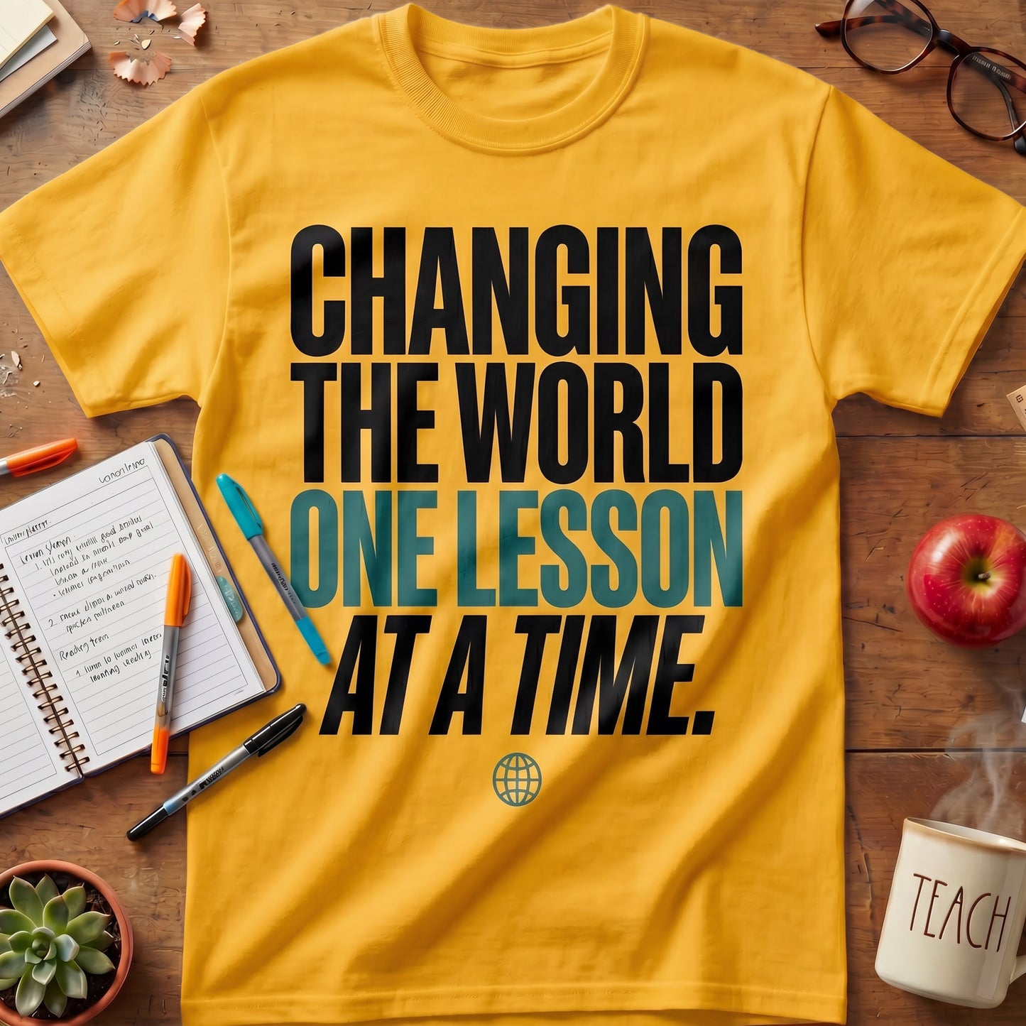 Changing the World One Lesson at a Time Tee (Ver. 2)