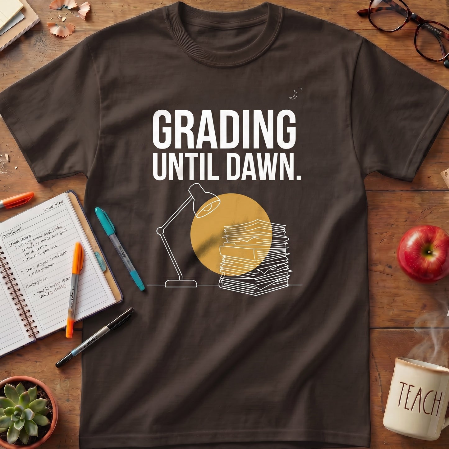 Grading Until Dawn Teacher Tee Ver. 2