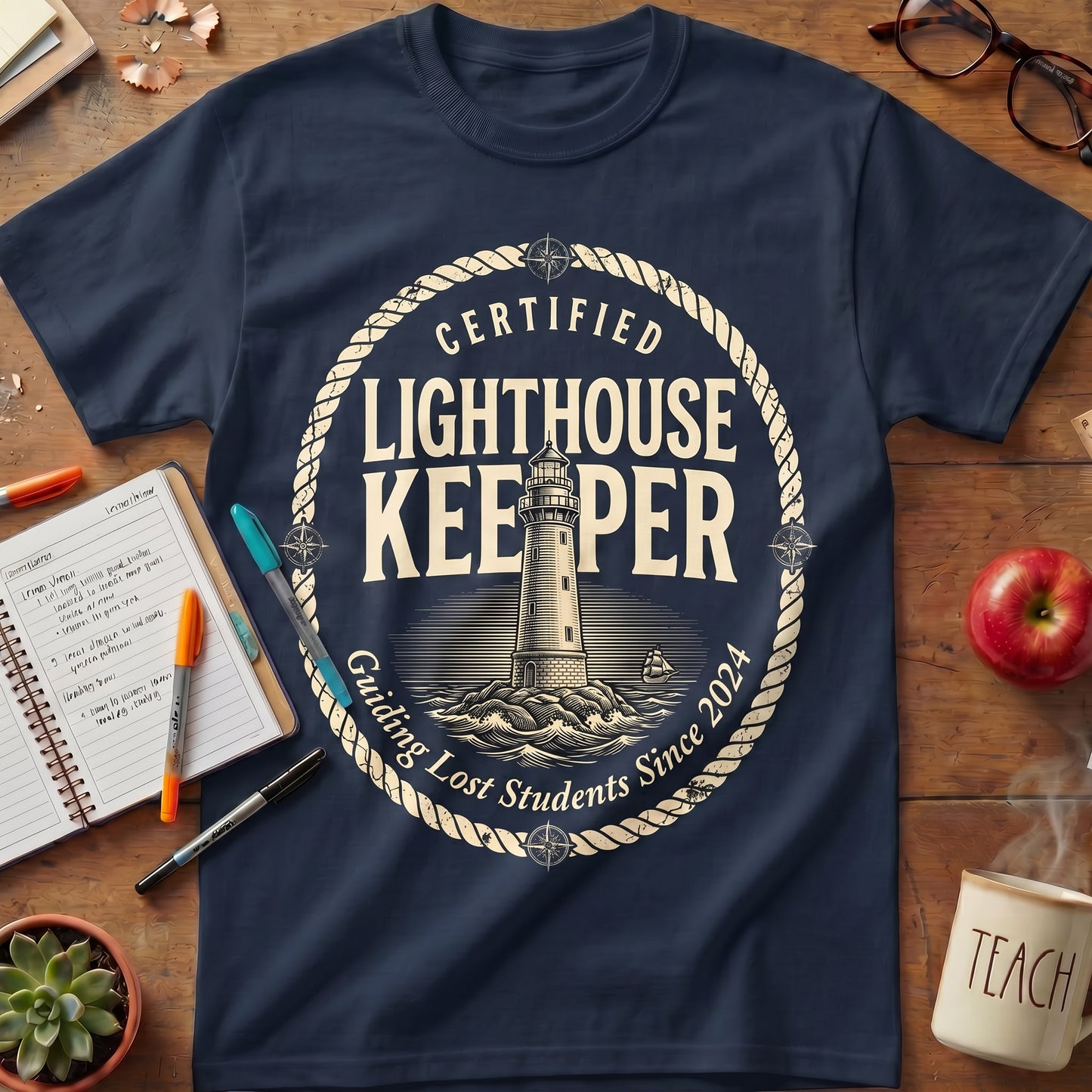 Certified Lighthouse Keeper Teacher Tee