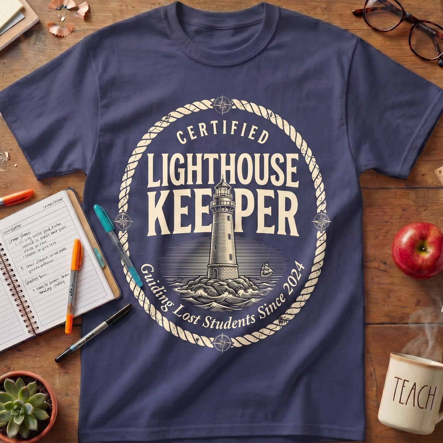 Certified Lighthouse Keeper Teacher Tee