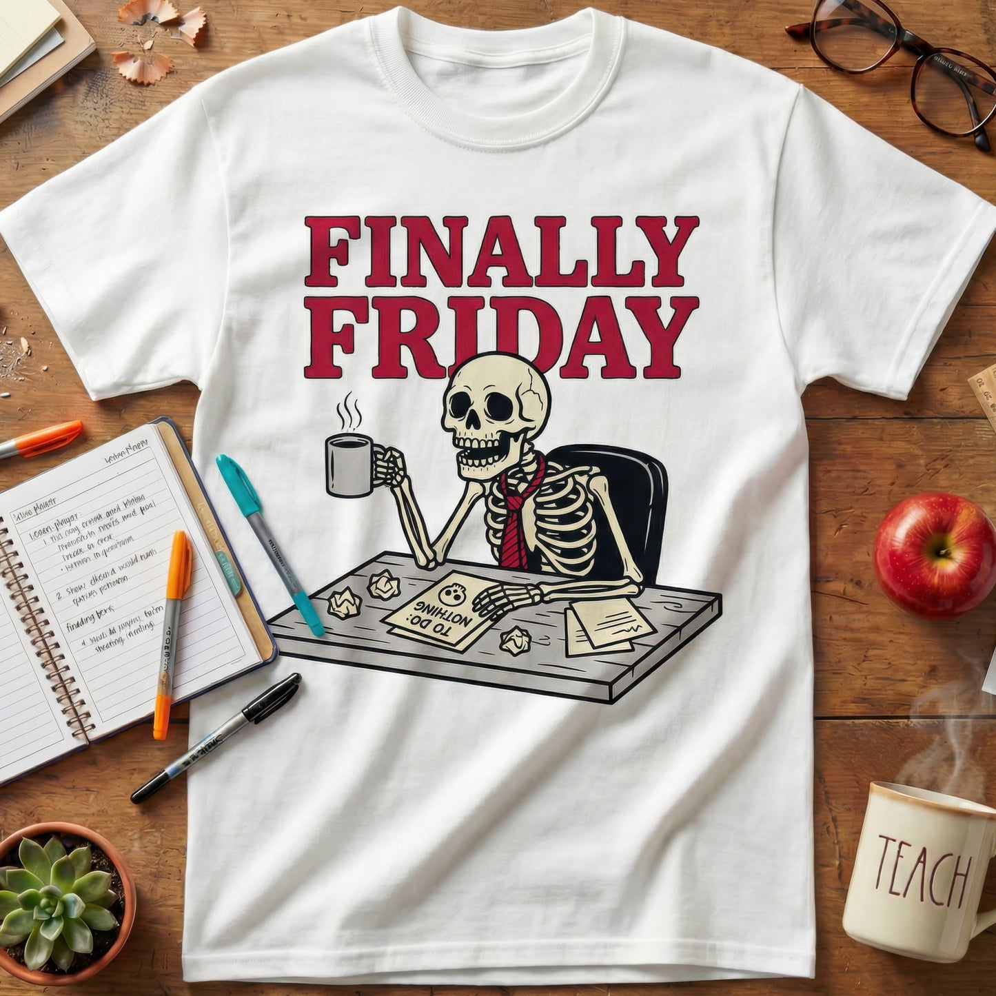Finally Friday Teacher Tee