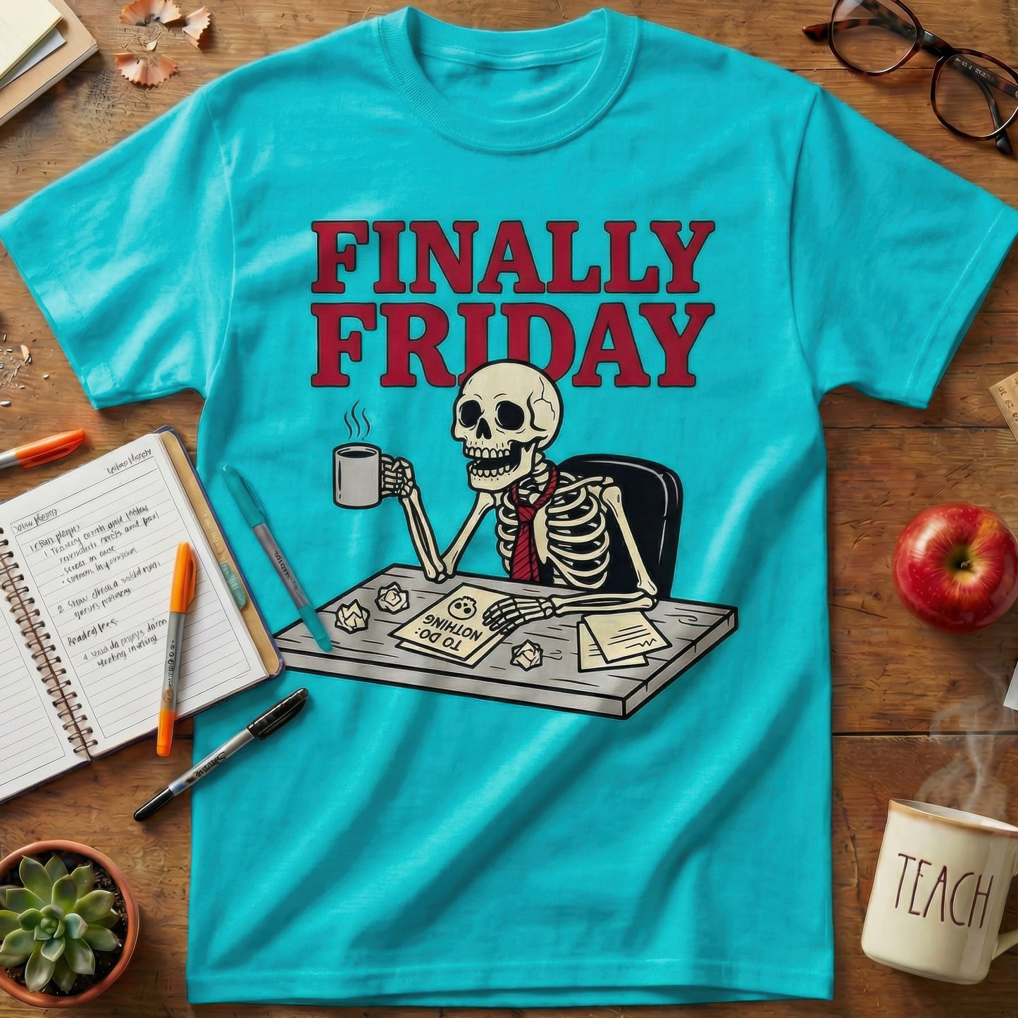 Finally Friday Teacher Tee