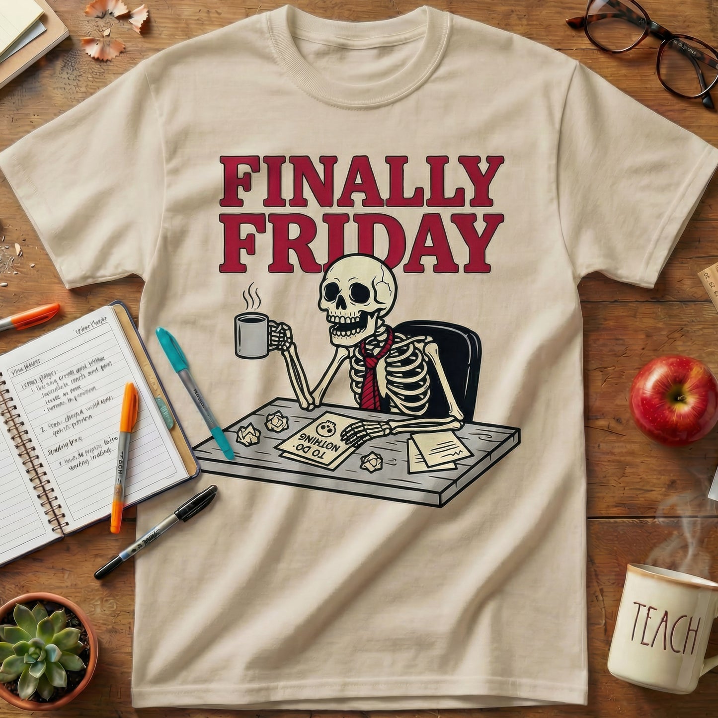 Finally Friday Teacher Tee