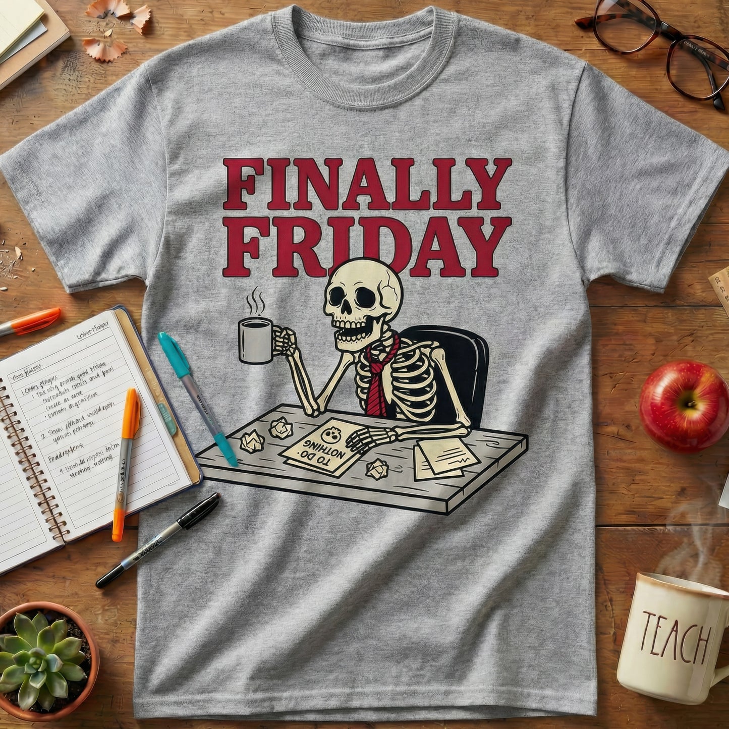 Finally Friday Teacher Tee